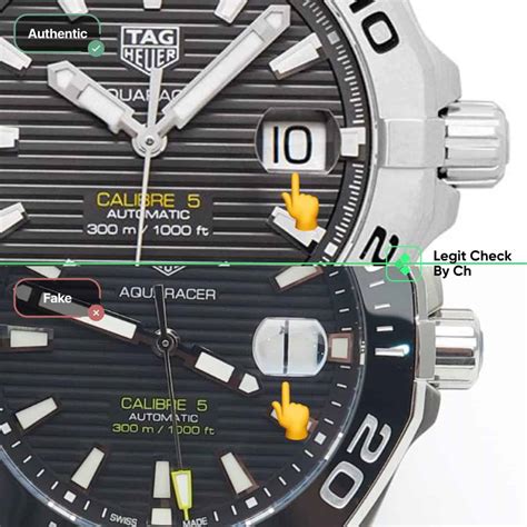 how to tell a fake tag heuer aquaracer ladies watch|tag heuer aquaracer 300m women's.